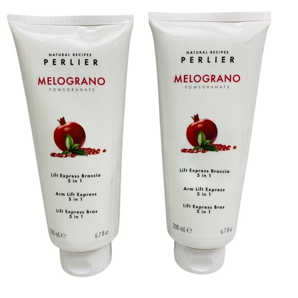 Perlier Melograno Pomegranate Arm Lift Express 5 In 1 Cream 200 Ml Set Of 2 - Picture 1 of 2